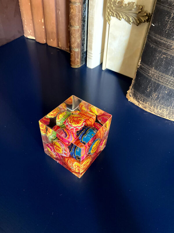 SCULTURA CUBO CHUPA CHUPS