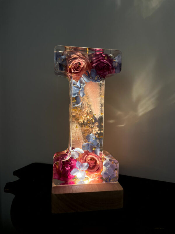 Lettera gigante I fiori battesimo 7
