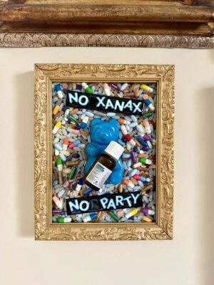 Quadro no xanax no party orsetto celeste e pillole 5