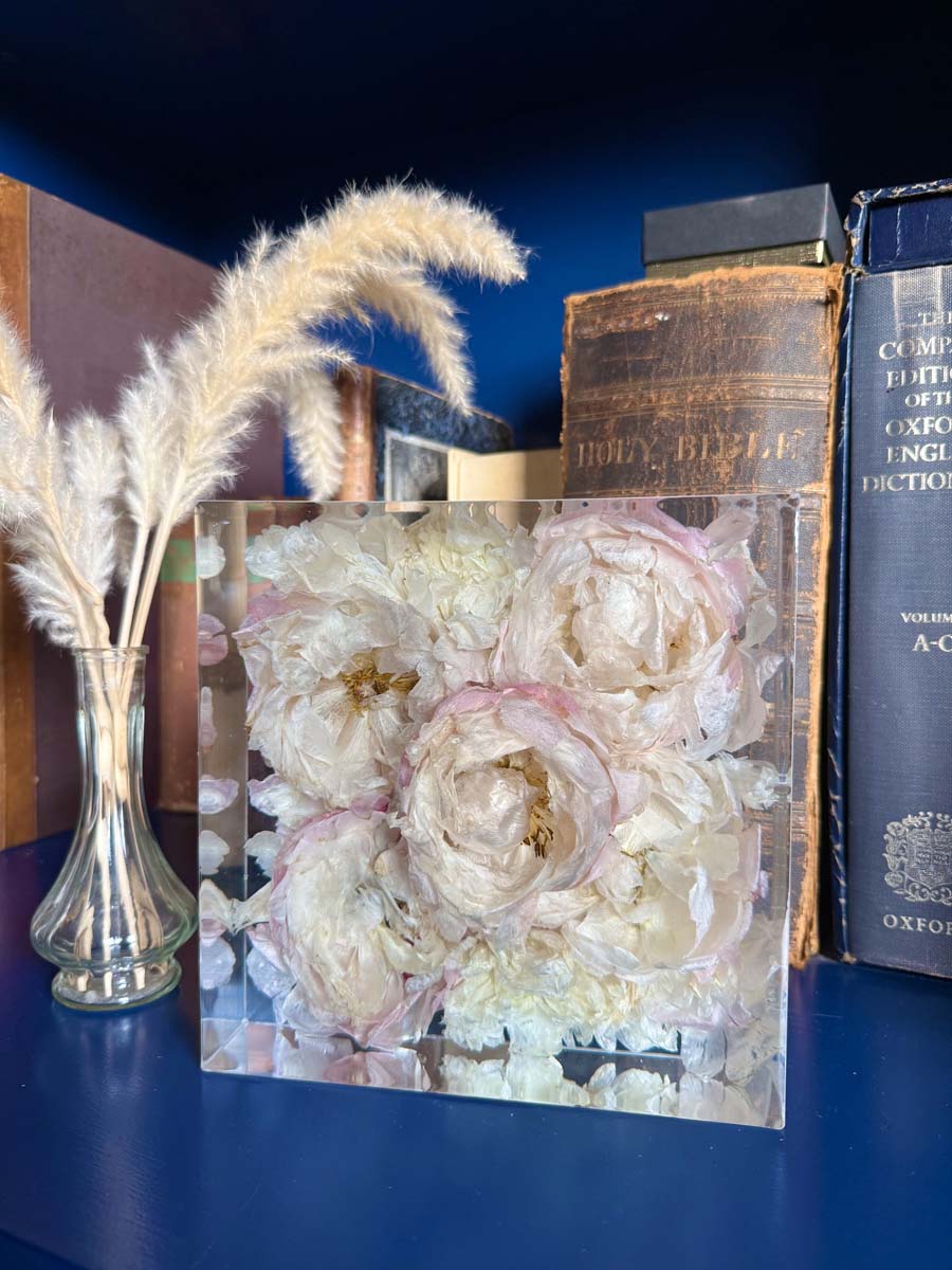 Blocco bouquet 20x20 peonie rosa e bianche 3 9
