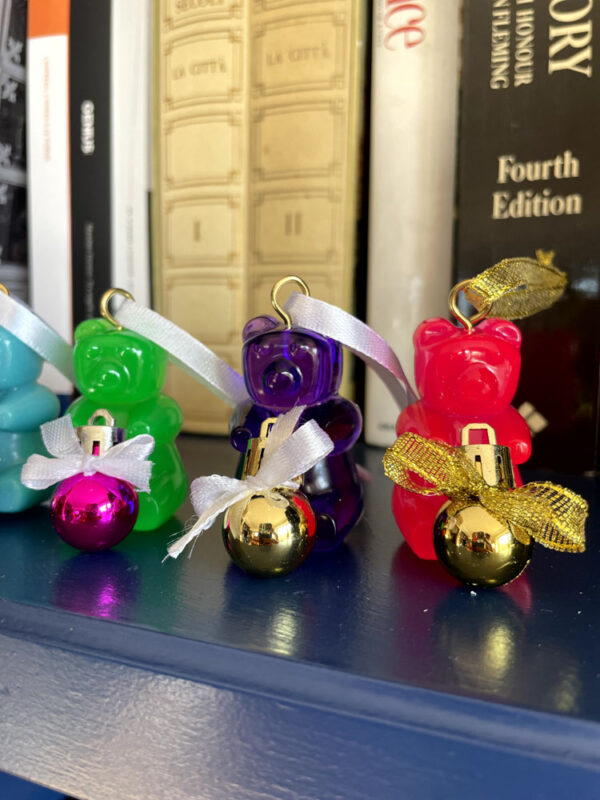 Orsetti decorazione natalizia vari colori 10