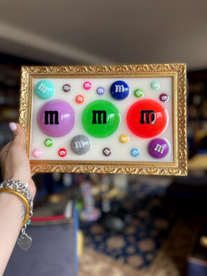 Quadro M&M's varie dimensioni cornice rettangolare 1