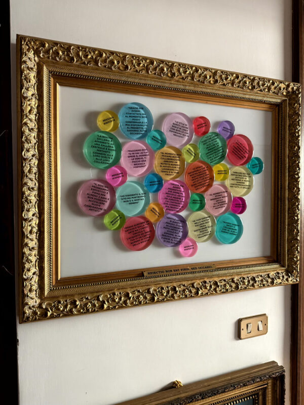 Quadro concettuale Occasio frasi rifiuti Lavinia Spagnuolo 5