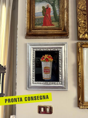 Quadro contenitore burger king ricoperto di strass 1 pronta consegna 6